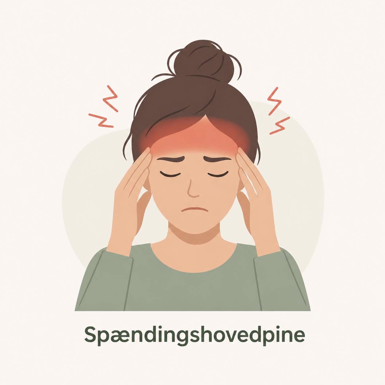 Spændingshovedpine behandling hos kiropraktor Ribe