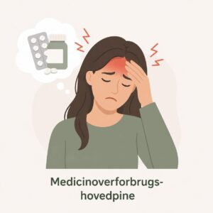 Medicinoverforbrugshovedpine, hovedpine og medicin behandling hos kiropraktor Ribe