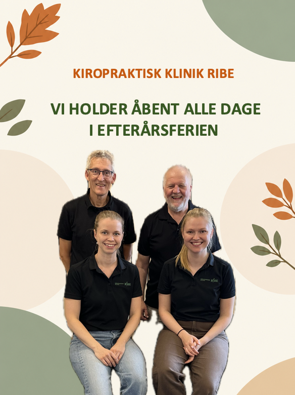 Kiropraktor Ribe – teamet ønsker god efterårsferie